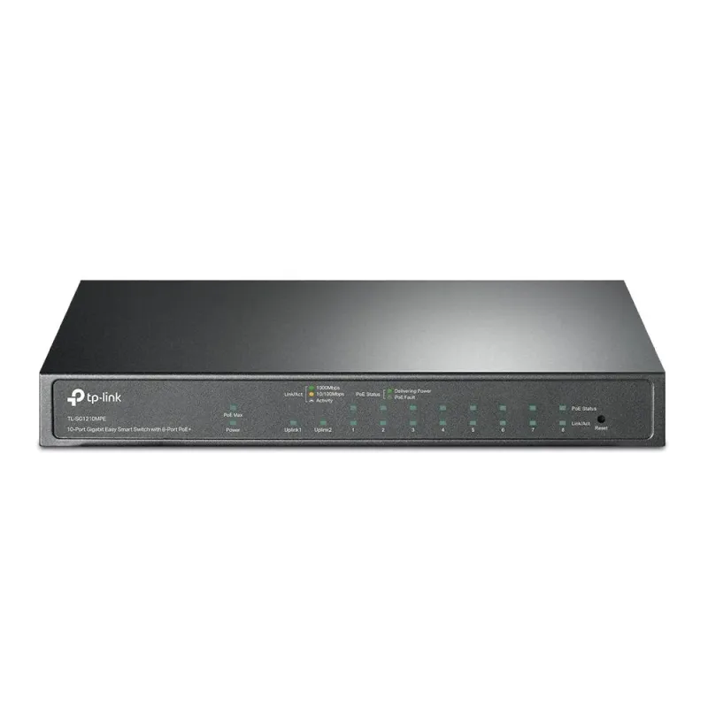 Switch zarządzalny TP-Link TL-SG1210MPE Easy Smart 9x10/100/1000 (8xPoE+),