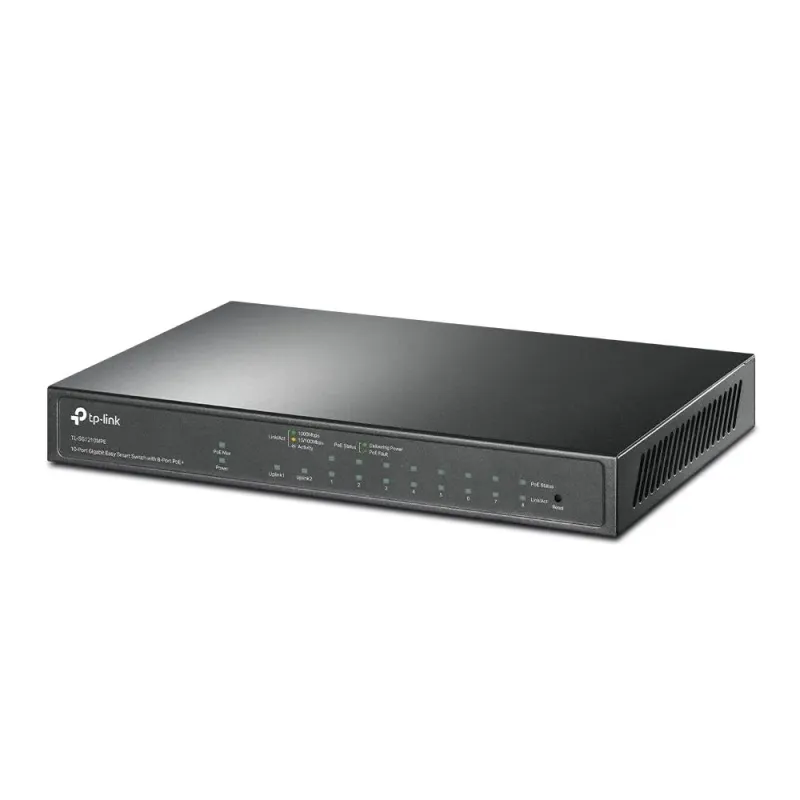 Switch zarządzalny TP-Link TL-SG1210MPE Easy Smart 9x10/100/1000 (8xPoE+),