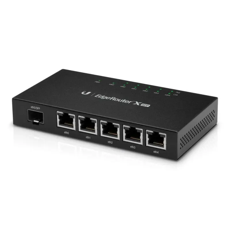 Router UBIQUITI EdgeRouter X ER-X-SFP 5x1GbE 1xSFP 24V Passive PoE
