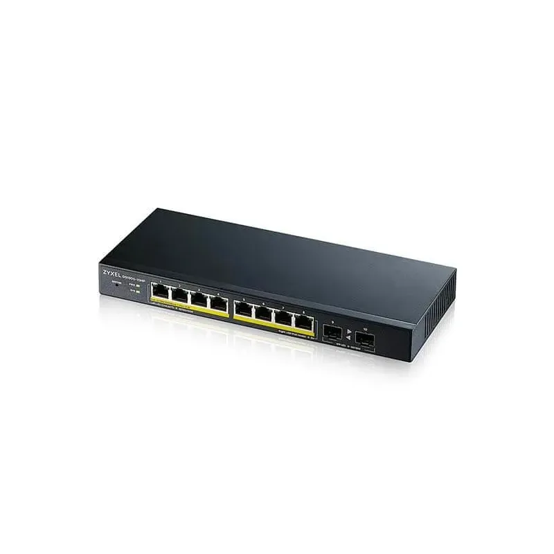 Switch zarządzalny Zyxel GS1900-10HP 8x10/100/1000 2xSFP | PartsPC.pl