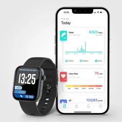 Zegarek inteligentny LAMAX BCool2 Plus Czarny IP67 1,8“ Android/iOS 260mAh