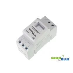 Timer cyfrowy GreenBlue GB104 na szynę DIN 16 programów max 240 programów