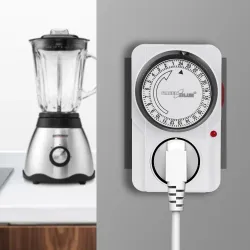 Włącznik czasowy timer mechaniczny GreenBlue GB360 E, 48 programów, max.