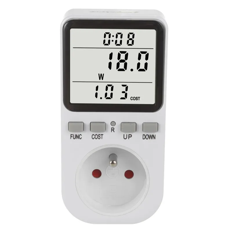 Miernik energii GreenBlue GB364 E, watomierz, typ E, 220-240V AC, 50Hz,