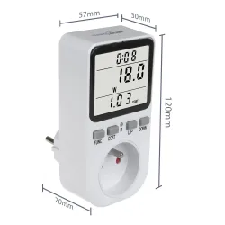 Miernik energii GreenBlue GB364 E, watomierz, typ E, 220-240V AC, 50Hz,