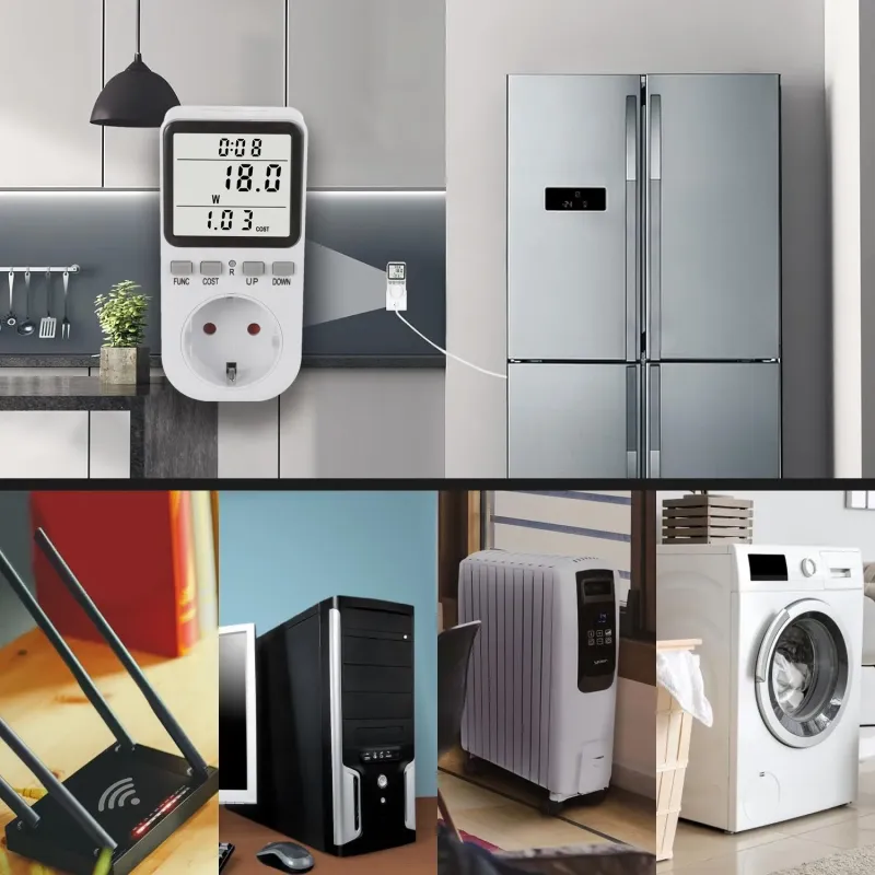 Miernik energii GreenBlue GB364 E, watomierz, typ E, 220-240V AC, 50Hz,