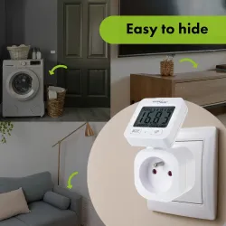 Miernik energii GreenBlue, watomierz, 16A, max. 3680W, podtrz.pamięci,