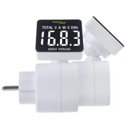 Miernik energii GreenBlue, watomierz, 16A, max. 3680W, podtrz.pamięci,
