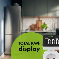 Miernik energii GreenBlue, watomierz, 16A, max. 3680W, podtrz.pamięci,