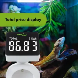 Miernik energii GreenBlue, watomierz, 16A, max. 3680W, podtrz.pamięci,
