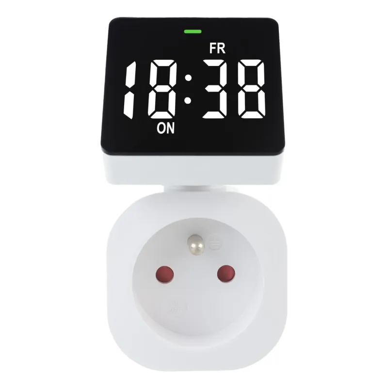 Włącznik czasowy - timer cyfrowy GreenBlue, max. obciążenie 16A, IP20,