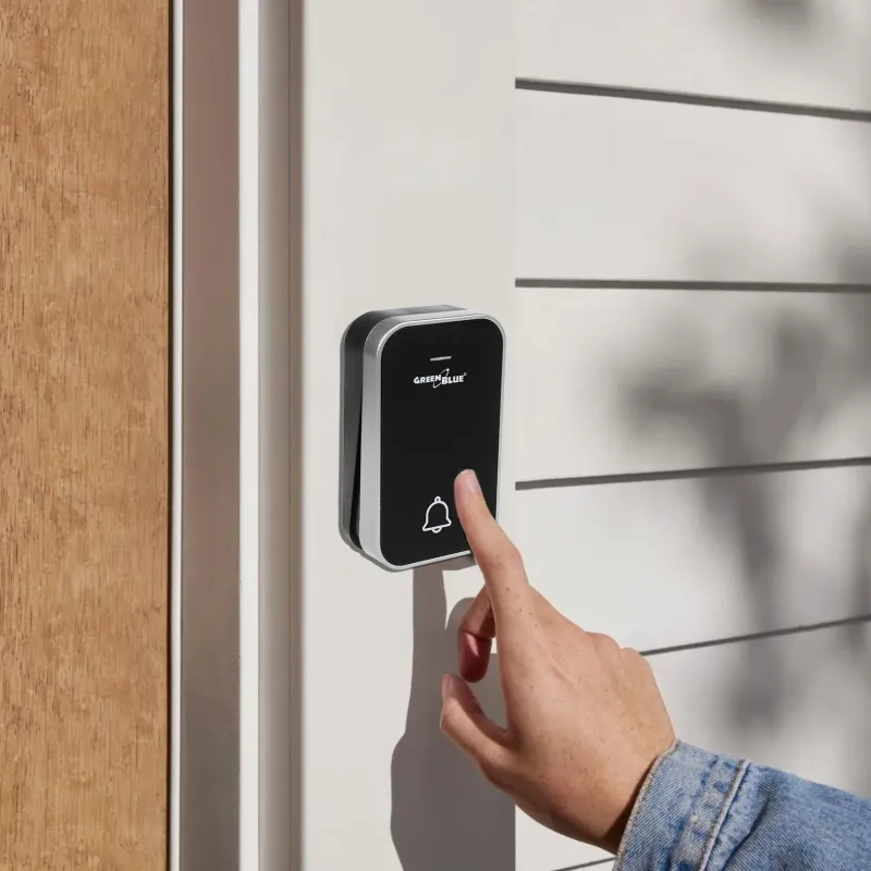 Dzwonek bezprzewodowy bezbateryjny kinetyczny GreenBlue, 38 melodii,