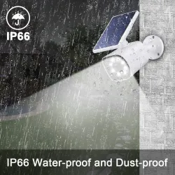 Atrapa kamery MacLean SOL1800S solarna, migająca dioda, czujnik ruchu,