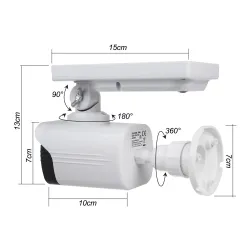 Atrapa kamery MacLean SOL1800S solarna, migająca dioda, czujnik ruchu,