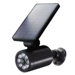 Atrapa kamery Maclean SOL1801S, solarna, migająca dioda, czujnik ruchu,