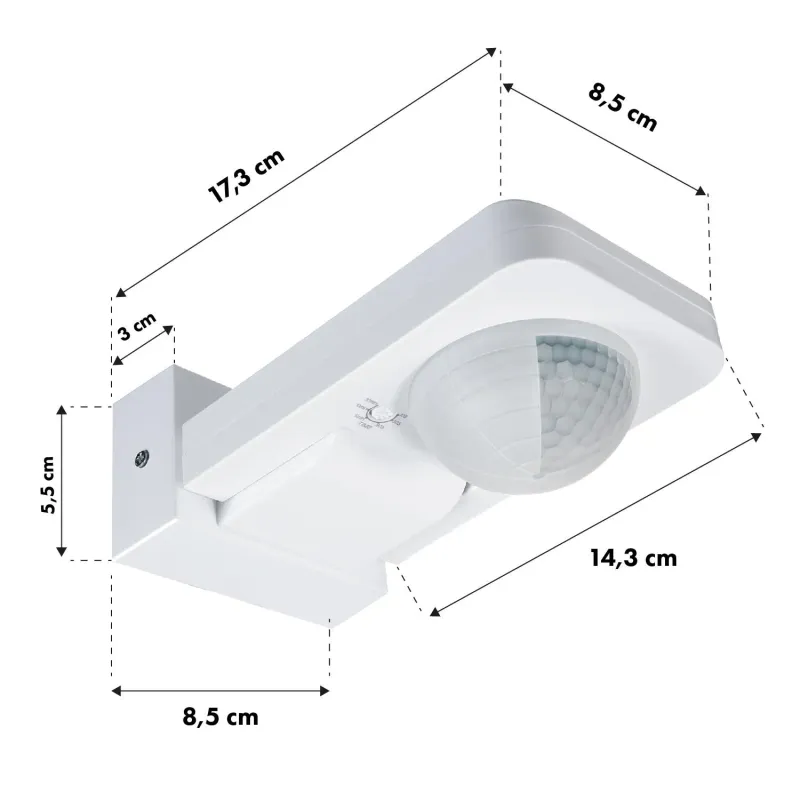 Czujnik ruchu na podczerwień Maclean MCE243 IP65 max 2000W
