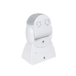 Czujnik ruchu PIR Maclean MCE201W, na podczerwień, IP65, czarny, zasięg 12m