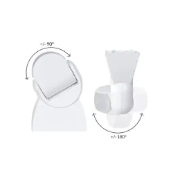 Czujnik ruchu PIR Maclean MCE201W, na podczerwień, IP65, czarny, zasięg 12m