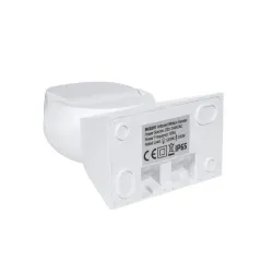 Czujnik ruchu PIR Maclean MCE201W, na podczerwień, IP65, czarny, zasięg 12m