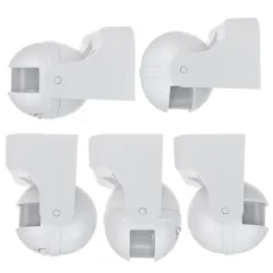 Czujnik ruchu PIR Maclean MCE358 W, na podczerwień, IP44, biały, zasięg