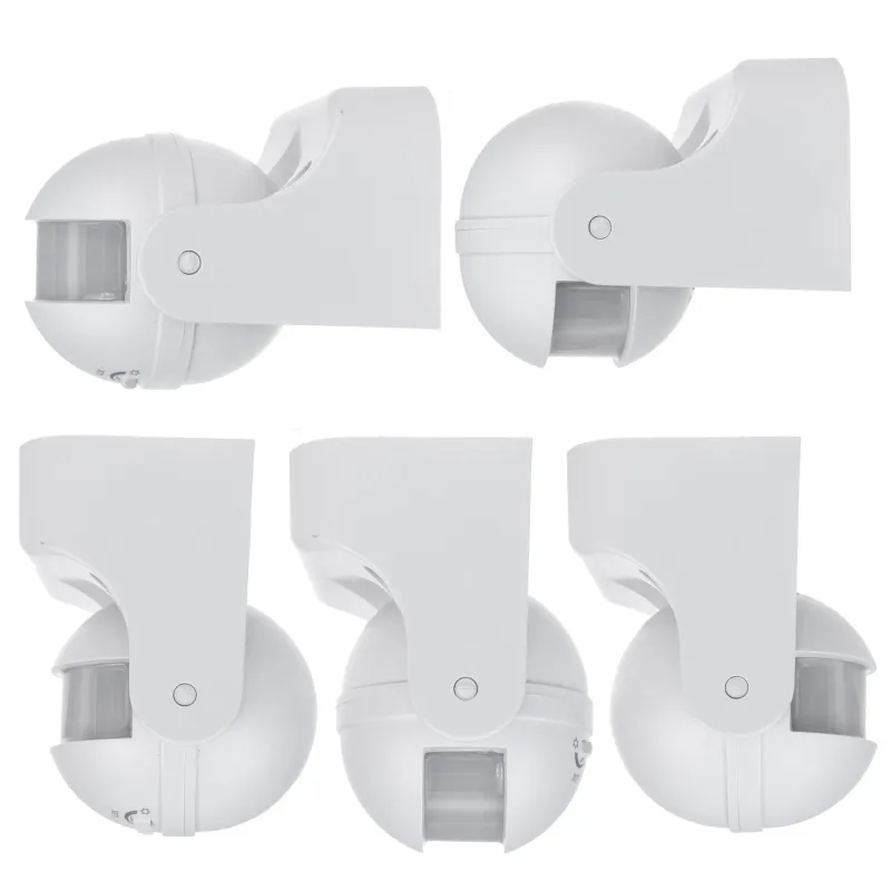 Czujnik ruchu PIR Maclean MCE358 W, na podczerwień, IP44, biały, zasięg