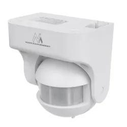 Czujnik ruchu PIR Maclean MCE358 W, na podczerwień, IP44, biały, zasięg