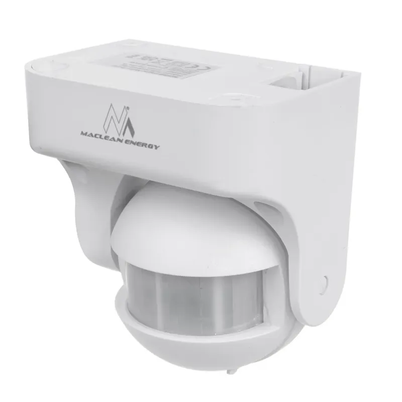 Czujnik ruchu PIR Maclean MCE358 W, na podczerwień, IP44, biały, zasięg