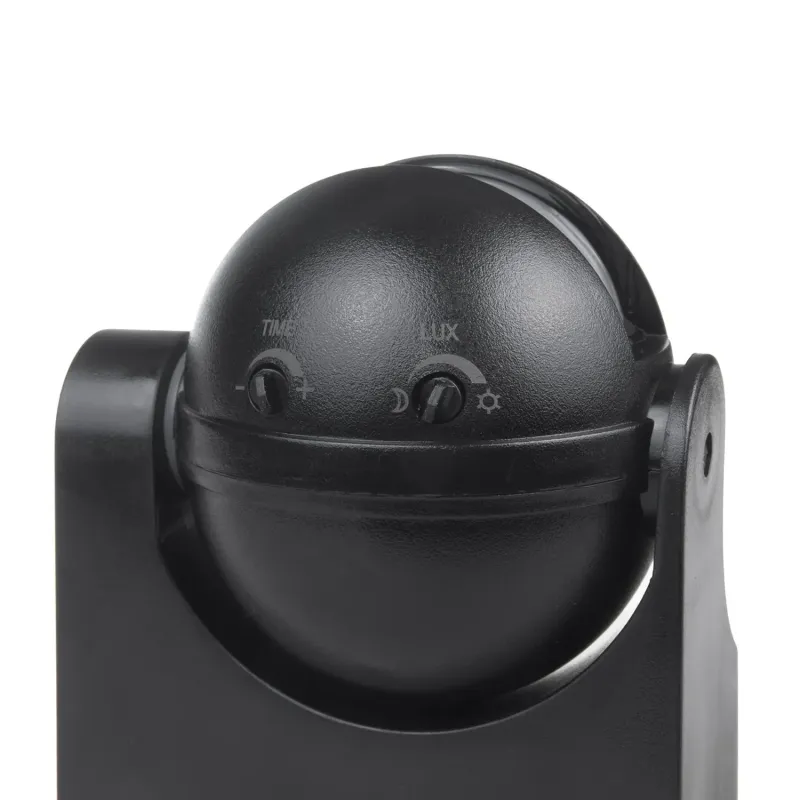 Czujnik ruchu PIR Maclean MCE358 B, na podczerwień, IP44, czarny, zasięg