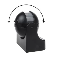 Czujnik ruchu PIR Maclean MCE358 B, na podczerwień, IP44, czarny, zasięg