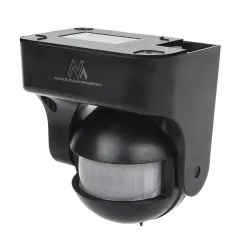 Czujnik ruchu PIR Maclean MCE358 B, na podczerwień, IP44, czarny, zasięg