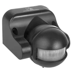 Czujnik ruchu PIR Maclean, na podczerwień, IP44, szary, zasięg 12m, max.