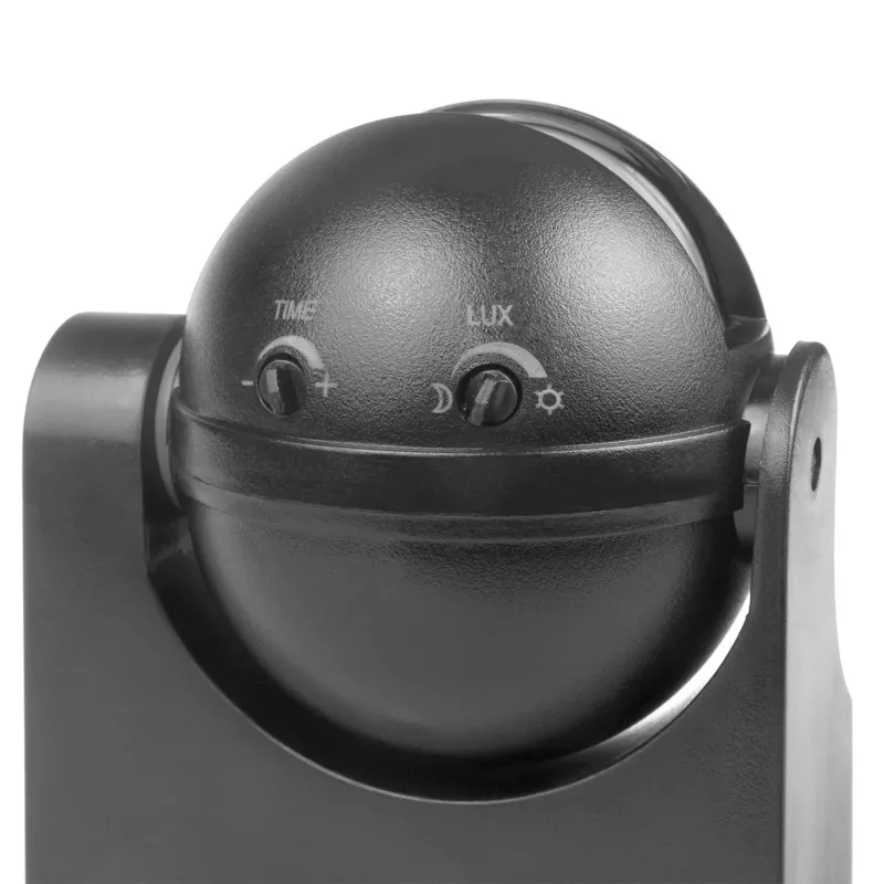 Czujnik ruchu PIR Maclean, na podczerwień, IP44, szary, zasięg 12m, max.