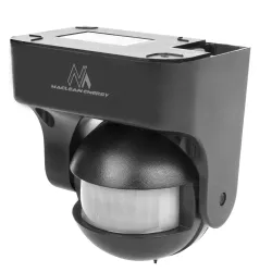 Czujnik ruchu PIR Maclean, na podczerwień, IP44, szary, zasięg 12m, max.