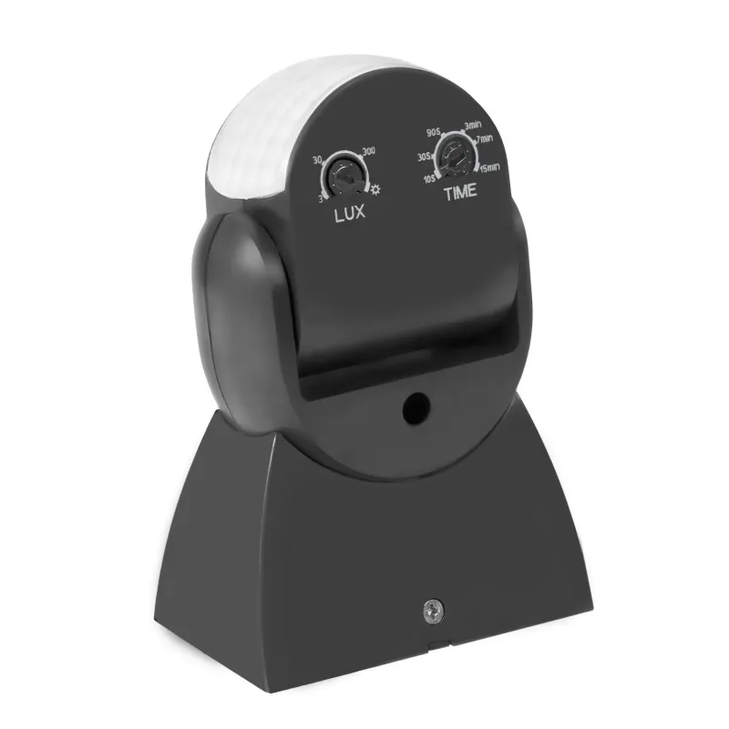 Czujnik ruchu PIR Maclean, na podczerwień, IP65, szary, zasięg 12m, MCE201