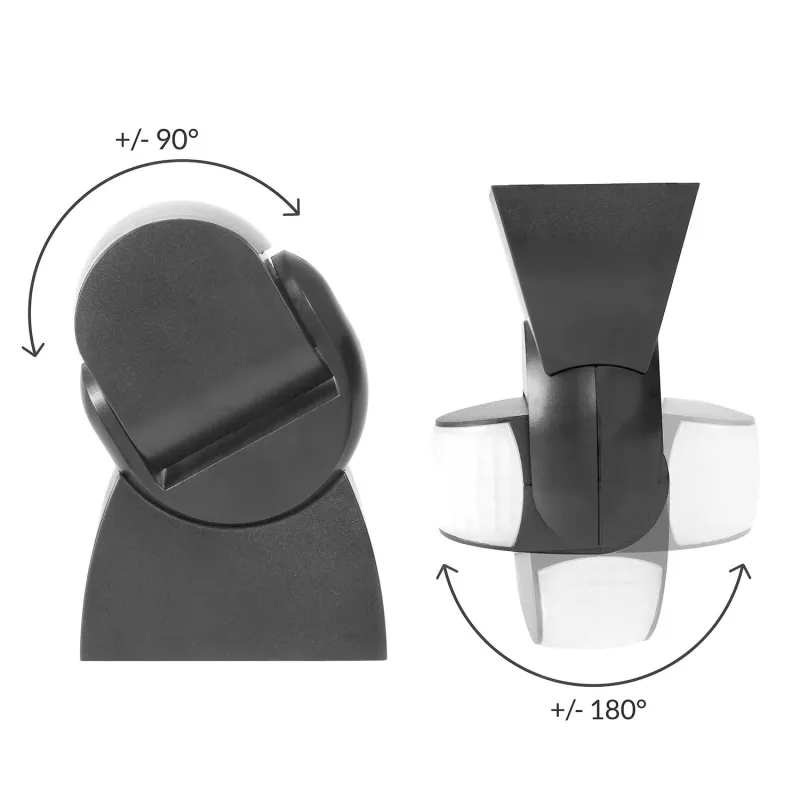 Czujnik ruchu PIR Maclean, na podczerwień, IP65, szary, zasięg 12m, MCE201