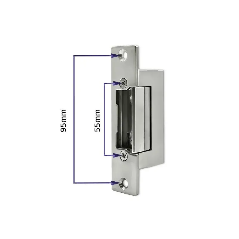Elektrozaczep Qoltec symetryczny rewersyjny | 300mA | 12V