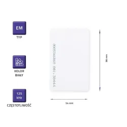 Karta zbliżeniowa Qoltec EM 125 kHz | 10szt.