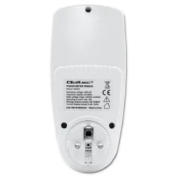 Watomierz Qoltec Licznik zużycia energii PM0626 | 3680W | 16A | LCD