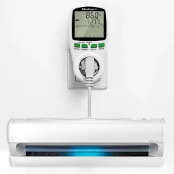 Watomierz Qoltec Licznik zużycia energii PM0627 z historią pomiaru | 3680W