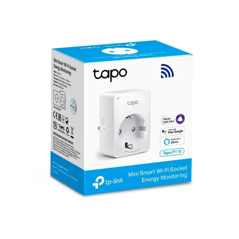 Gniazdko inteligentne TP-Link Tapo P110 Mini Smart Plug Wi-Fi z kontrolą