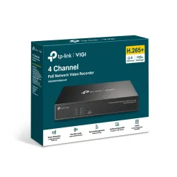 Rejestrator sieciowy TP-Link VIGI NVR1004H-4P 4-kanałowy z zasilaniem PoE+