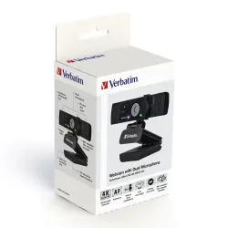 Kamera internetowa Verbatim AWC-03 4K UHD USB 2.0 z podwójnym mikrofonem