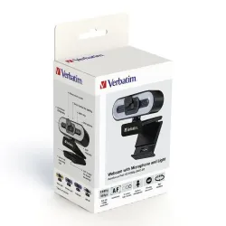 Kamera internetowa Verbatim AWC-02 1080p FHD USB 2.0 z mikrofonem i