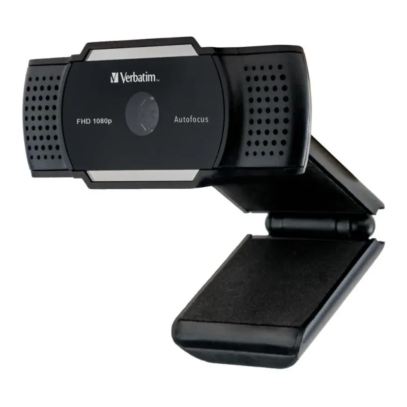 Kamera internetowa Verbatim AWC-01 1080p FHD USB 2.0 z mikrofonem czarna