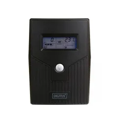 Zasilacz awaryjny UPS DIGITUS Line-Ineractive LCD BASIC, 600VA/360W,