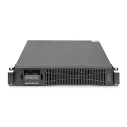 Zasilacz awaryjny UPS DIGITUS Online Rack 19" LCD 3000VA/3000W 6x12V/9Ah