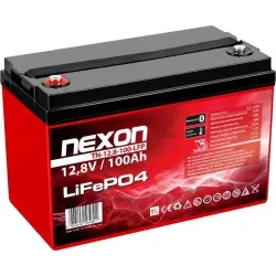 Akumulator LiFePO4 Nexon 100Ah 12,8V z BMS, BLUETOOTH i matą grzewczą