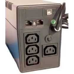 Zasilacz awaryjny UPS ORVALDI sinus 600 LCD USB Line-Interactive