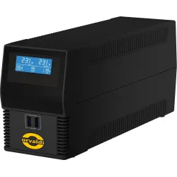 Zasilacz awaryjny UPS ORVALDI i600 LCD USB line-interactive