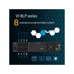 Zasilacz awaryjny UPS Power Walker Line-Interactive 1000VA RLP 8x IEC Out,